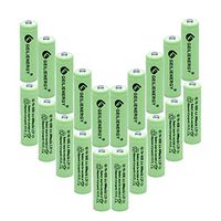 BAOBIAN AA 600mAh 1.2V NiMH Rechargeable Batteries for Solar Light,Solar Lamp,Garden Lights Green (20PCS)