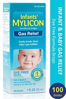 Mylicon Gas Relief Drops for Infants and Babies, Dye Free Formula, 1 Fluid Ounce
