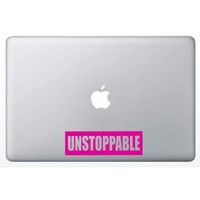 Crazy4Decals Vinyl Sticker for Laptop Notebook MacBook Air/Pro Dell HP Walls, Windows, Computers, Hydro Flasks, Water Bottles and More. (Pink)