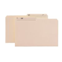 Smead Reversible File Folder, 1/2-Cut Right Printed Tab, Legal Size,  Manila, 100 per Box (15145)