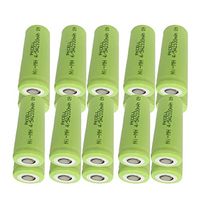 4/5A Size Rechargeable Batteries 1.2v Count (20Pcs 2100mAh, Green)