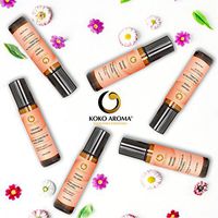 Top 6 Best Organic Essential Oil Blends Rollerballs, Therapeutic Grade Aromatherapy Oils Roll-Ons, Wellness, Sensual, Tension Relief, Vitality, Fitness, Head Ease Gift KOKO AROMA (ROLL ON Gift Set)