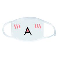 Lightclub White Anime Emoticon Mouth-Muffle Kaomoji Anti-Dust Cute Kawaii Lovely Face Mask (4)
