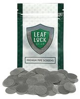 Leaf Lock Gear Premium Stainless Steel Tobacco Pipe Screen Filters - 5/8" (0.625) (250)