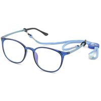 Cyxus Kids Computer Blue Light Blocking Glasses for Boys and Gilrs Anti Eyestrain (6061T05, Blue)