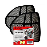 DAFUNY Office Chair Back Support, Car Lumbar Support 2 Pack Lower Back Support Pillow, Double Mesh Lumbar Support Pillow, Air Flow Breathable Back/Lumbar Support for Car & Office Chair