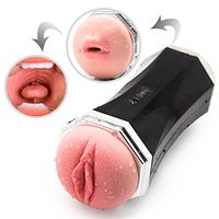 2 in 1 Male Real Pussy Deluxe Cup Automatic Electronic Sucking Man's Toy Sexy Voice Flirting Interaction Realistic Voice Auto Male Toys for Man Best Underwear T-Shirt