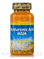 THOMPSON NUTRITIONAL PRODUCTS Hyaluronic Acid + MSM 30 ENTERIC