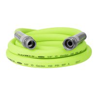 Flexzilla Garden Lead-in Hose, 5/8 in. x 10 ft., Heavy Duty, Lightweight, Drinking Water Safe - HFZG510YW