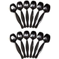 9 Inch Black Spoons (Set of 12)