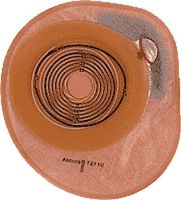 Coloplast Assura One-Piece Closed Pouch with Integrated Charcoal Filter and Cut-to-fit Nonconvex Skin Barrier 7/8" to 2-1/8" Stoma Opening, Anatomical Design, 5" L, 170mL, Small, Opaque, Flexible Adhesive, Soft Cloth on Front and Back (Box of 30 Each)