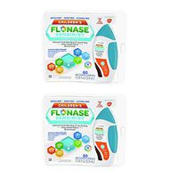 Flonase Sensimist Allergy Relief Nasal Spray, Allergy Medicine Scent-Free Alcohol-Free Gentle Mist 24 Hour Non-Drowsy, 60 Sprays - 2 Pack