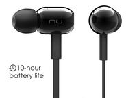 NuForce BE Live2 Affordable Wireless Earbuds with Microphone, Gym Headphones, 10h Battery, AAC Support for iPhone and Android, Sweat Proof IPX5, Noise Isolating Design, Metal housing (Black)