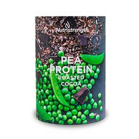 NutriStrength Vegan Protein Powders | Pea Protein Isolate with Naturally Enhanced Flavour | Soy & Lactose (Dairy) Free | 100% Plant Based Lean & Low Fat Nutritional Powder, 1lb (Roasted Cocoa)