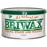 Briwax (Clear) Furniture Wax Polish, Cleans, stains, and polishes.