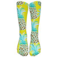 Unisex Cotton Pineapple Repeat Compression Sports Socks