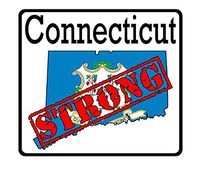 CustomDecal US Connecticut State (K9) Strong Vinyl Decal Sticker Car/Truck Laptop/Netbook Window
