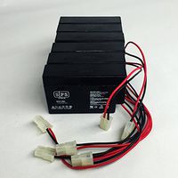 SPS Brand 12V 0.8Ah Replacement Battery for ADT Security 12V0.7AH with Plug Terminal (8 Pack)