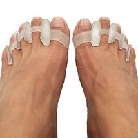 Gel Toe Separators and Bunion Toe Spacers for Men and Women Toe Straightener Corrector Splint (1 pair)