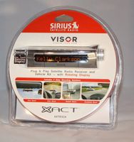 Sirius Satellite Radio Visor Receiver & Vehicle Kit AXTR3CK