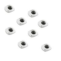 Hikvision DS-2CD2542FWD-IS 2.8mm Lens 4MP Network Mini Dome IP Camera Day/Night Security Surveillance Camera English Version (8 pieces)