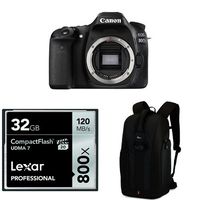 Canon EOS 80D Digital SLR Camera Body Accessory Bundle