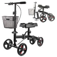 LJHHH Folding Rollator Walker,Elderly Walker Portable Non-Slip Drop-Proof Walker,Lightweight Aluminium Walking Mobility Aid,for Elderly and Disabled