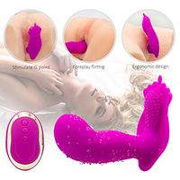Vibrantor Bullet for Women Relax Toy Invisible Wearable Powerful Butterfly-Massage Wireless USB Rechargeable Remote Control Toy W-12
