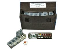 e-Pill Compact Weekly Pill Organizer with Countdown Reminder - 7 Day x 5 Compartments per Day – Discreet Case