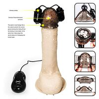 USB Rechargeable PË-Nís Más-Sager Male Cup 12 Speeds Delay Stamina Enhancer Lasting Time Men's Gláns Víbratór PennisExtender Pennisgrowth Training