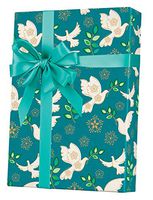 Peace & Doves Gift Wrapping Paper Flat Sheet - 24" x 6'
