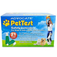 Advocate PHA00107 100 Piece Pet Test Safety Lancets, 21g x 2.4mm