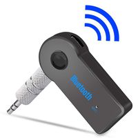 Kekailu Bluetooth Receiver with Microphone - AUX Wireless Bluetooth 4.2 Speaker Receiver Transmitter Audio Adapter for Home Office Car Support Sound Recording