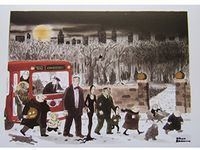 The Addams Family ~ 10 blank notecards with envelopes