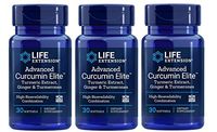 Life Extension Advanced Bio-curcumin with Ginger 30 Softgels (3-Pack)