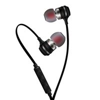 Wired Metal Earbuds in Ear Headphones with Mic and Case Bass Stereo Noise Isolating Ear Buds Inear Earphones - Licoers Lightweight, Alluminum Alloy, Inline Remote (Silver)