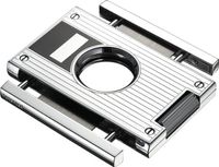Visol VCUT30004 "Sharp Lines" Premium Cigar Cutter, Chrome Plated