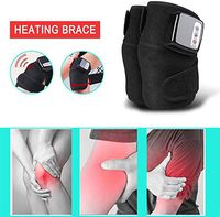 ZFAZF Rechargeable Knee Massager Heating Knee Pad Compress Vibration Infrared Magnetic Therapy for Muscles Joint Pain Relief