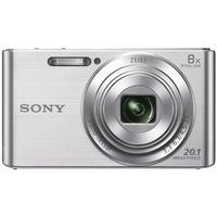 Sony DSCW830 20.1MP Digital Camera with 2.7in LCD (Silver) (Renewed)