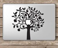 Tree of Apples - Apple MacBook Laptop Vinyl Sticker Decal, Die Cut Vinyl Decal for Windows, Cars, Trucks, Tool Boxes, laptops, MacBook - virtually Any Hard, Smooth Surface