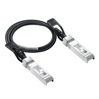 10G SFP+ DAC Cable - 10GBASE-CU Passive Direct Attach Copper Twinax SFP Cable for Cisco SFP-H10GB-CU1.5M, Ubiquiti, D-Link, Supermicro, Netgear, Mikrotik, Open Switch Devices, 1.5m