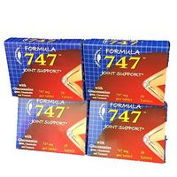 Formula 747 Joint Support by Herbal Inspiration-Total 4 Boxes-80 Tablets