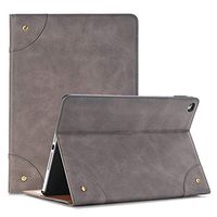 2019 iPad Mini 5th Gen Case, YiMiky Luxury PU Leather Book Cover Case with Card Holder Kickstand Lightweight Slim Folio Case Protection for 7.9 Inch iPad Mini 5 2019/ iPad Mini 4 2015 - Grey