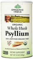 Organic India Whole Husk Psyllium, 12-Ounce (Pack of 2)