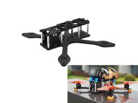 ZJW.RC 136 3mm Micro 3 inch Carbon Fiber FPV Racing Quadcopter Frame Mini Quad FPV Racing Quad Similar with Micro Alien QAV-R QAV-X RX220 RX230 ZMR220 Martian X Frame (ZJW.RC 136)