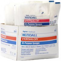 Kendall Versalon Nonwoven All-purpose Sponges 4-ply 3" X 3" Sterile - Model 8043 - Box of 50