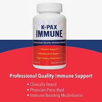 Physician Formulated K-PAX Immune with High Potency Mitochondrial Nutrients - Immune Boosting Multivitamin - Supports Immune Function, Energy & Well-Being - Dr. Recommended - 120 Tabs