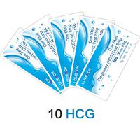 LOVEXOK Pregnancy (HCG) Test Strip (Pack of 10) (LOVEXOK-HCGS10-1, Blue)