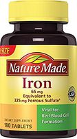 Nature Made Iron 65 mg Tablets 180 ea - Pack of 2