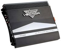 2-Channel High Power MOSFET Amplifier - Slim 2000 Watt Bridgeable Mono Stereo 2 Channel Car Audio Amplifier w/ Crossover Frequency and Bass Boost Control, RCA input and Line Output - Lanzar VCT2210
